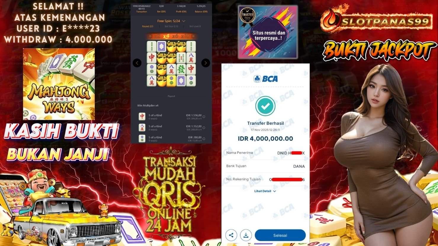 SLOTPANAS99 JACKPOT SLOT MAHJONG WAYS